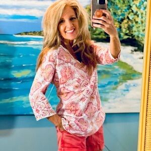 Marc O’Polo, Couture European Clothier, Summer Shirt,Beautiful! Size Small